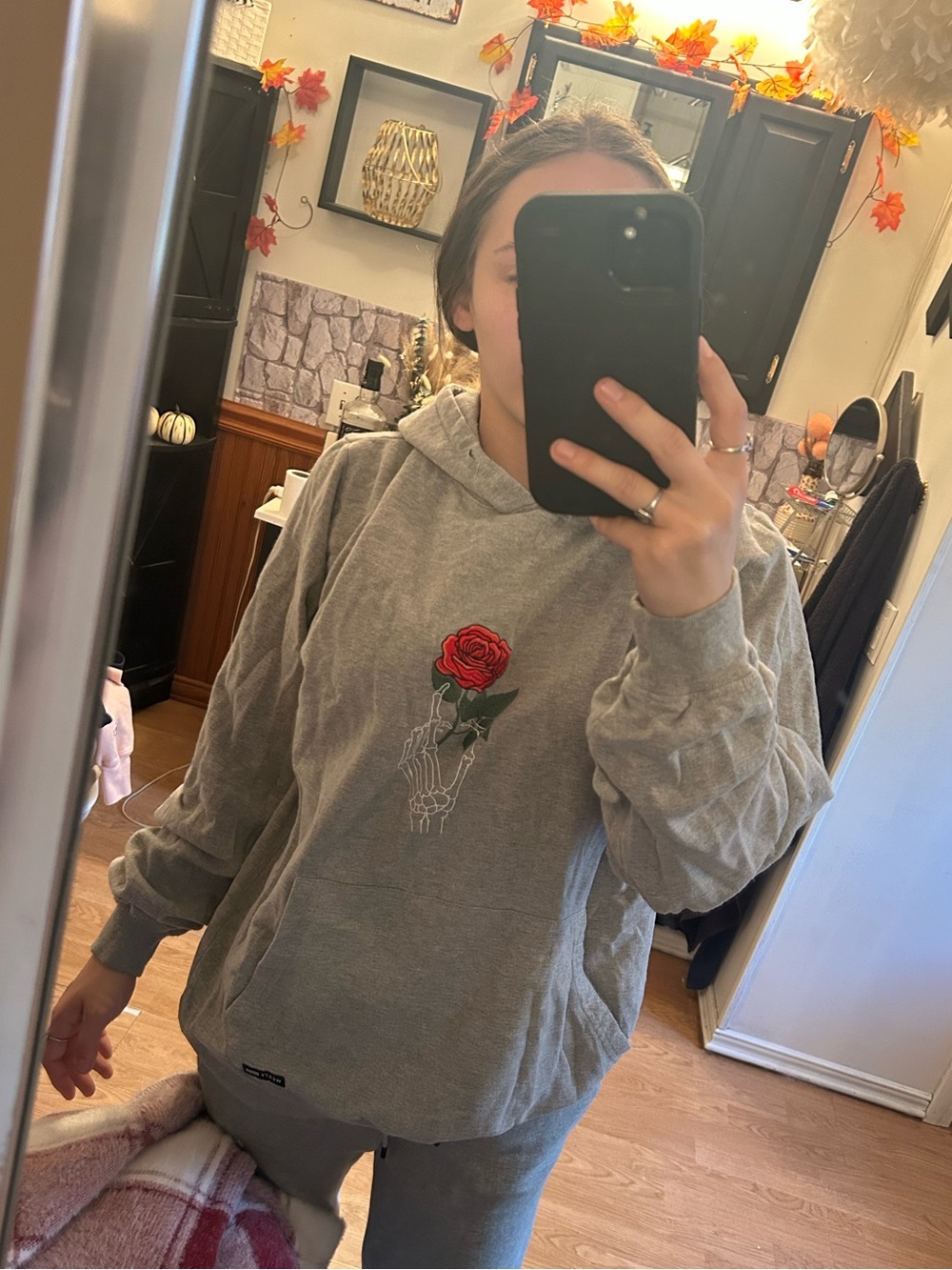 Grey hoodie
